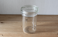 FINLAND GLASS JAR